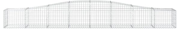 Gabion - Gabion ograde - Gabionska košara s lukom 400x50x40/60 cm pocinčano željezo - 400 x 50 x 40/60 cm 1 400 x 50 x 40/60 cm