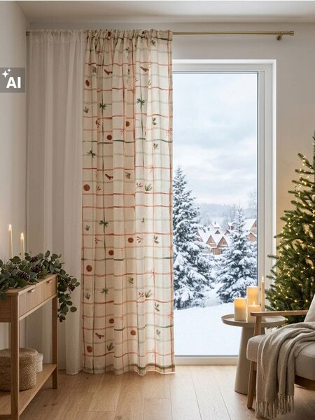 Sinsay - Zavjesa s božićnim motivom na traci