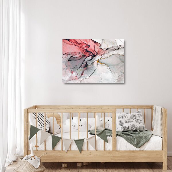 Staklena slika apstrakcije (70x50 cm)