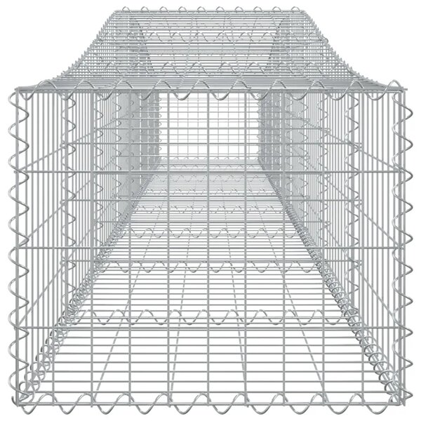 Gabion - Gabion ograde - Gabionska košara s lukom 400x50x40/60 cm pocinčano željezo - 400 x 50 x 40/60 cm 1 400 x 50 x 40/60 cm