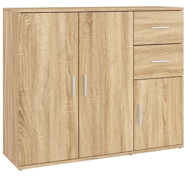 Komoda Sonoma hrast 91x29 5x75 cm Konstruirano drvo - sonoma hrast 1 Sonoma hrast