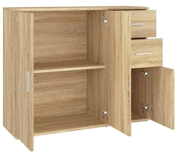 Komoda Sonoma hrast 91x29 5x75 cm Konstruirano drvo - sonoma hrast 1 Sonoma hrast