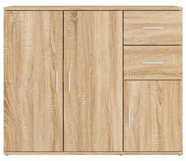 Komoda Sonoma hrast 91x29 5x75 cm Konstruirano drvo - sonoma hrast 1 Sonoma hrast