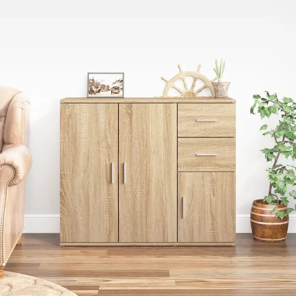 Komoda Sonoma hrast 91x29 5x75 cm Konstruirano drvo - sonoma hrast 1 Sonoma hrast