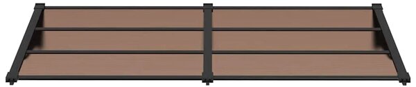 Nadstrešnica za vrata crna 199x90 cm polikarbonatna - 199 x 90 cm 1 199 x 90 cm
