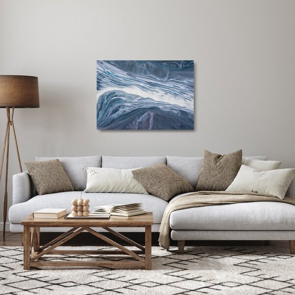 Staklena slika apstrakcije (70x50 cm)