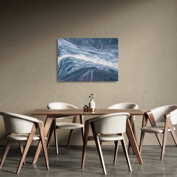 Staklena slika apstrakcije (70x50 cm)