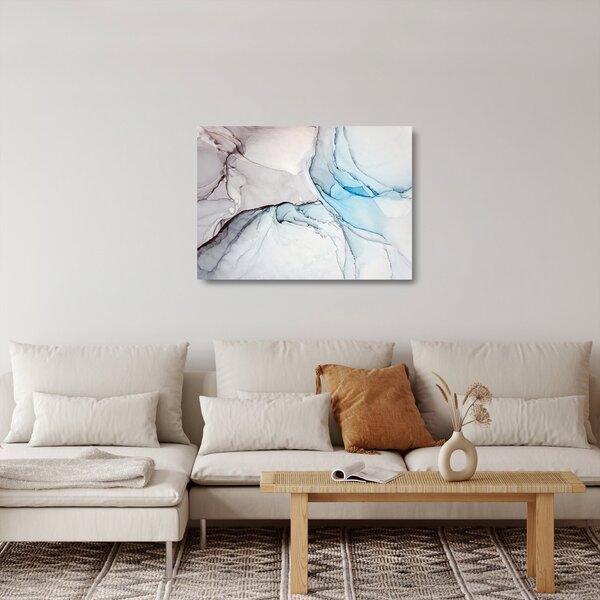Staklena slika apstrakcije (70x50 cm)