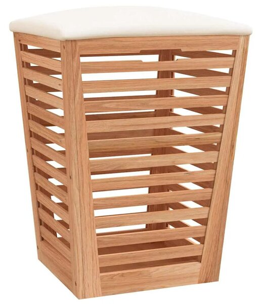 Kupaonski stolac 40 5 x 40 5 x 56 cm od masivnog drva oraha