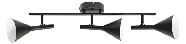 KELVIS 3-SPOT STROPNA SVJETILJKA CRNA GU10/12W/IP20/220-240V 2612706003