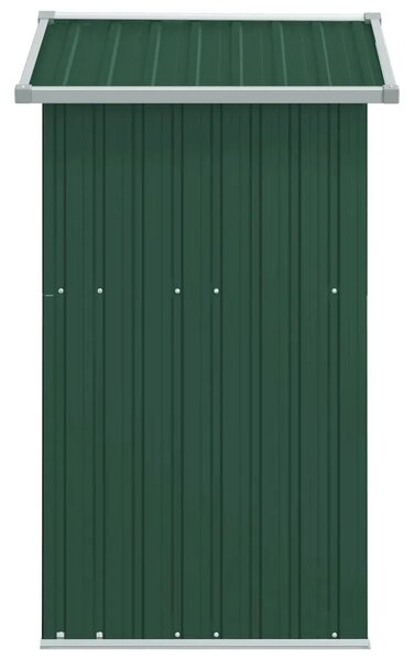 Vrtna kućica - Vrtno spremište zeleno 126 x 97 5 x 177 cm od pocinčanog čelika - Zelena 1 Zelena