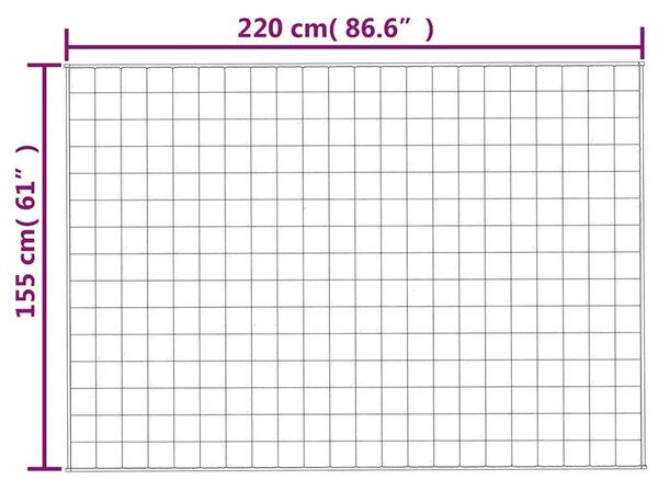 Teška deka plava 155x220 cm 7 kg od tkanine - Plava 155 x 220 cm 1 7 kg