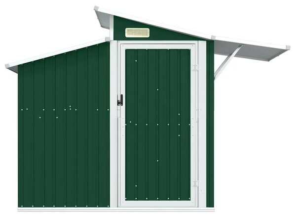 Vrtna kućica - Vrtno spremište zeleno 270x130x208 5 cm od pocinčanog čelika - Zelena 1 Zelena