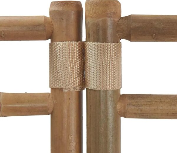 Paravan - Sklopiva sobna pregrada s 6 panela 240 cm od bambusa i platna - Krem bijela 240 x 180 cm 1 Krem bijela