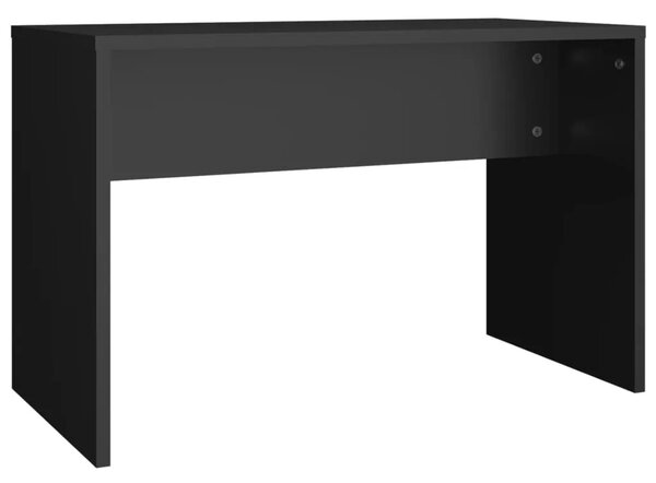 Toaletni stolac crni 70 x 35 x 45 cm od konstruiranog drva - Crna Crna