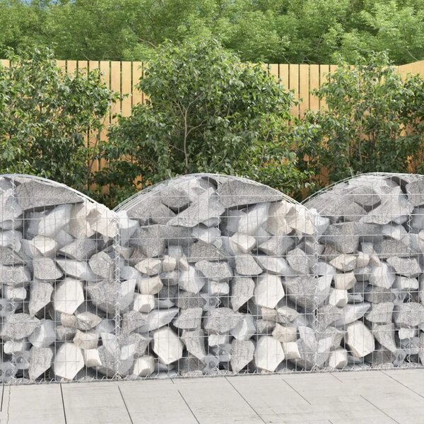 Gabion - Gabion ograde - Gabionska košara s lukom 100 x 50 x 80/100 cm pocinčano željezo - 100 x 50 x 80/100 cm 1 100 x 50 x 80/