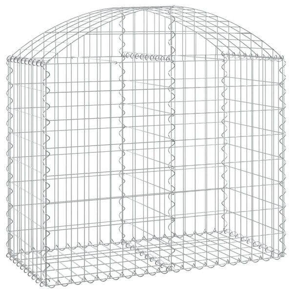 Gabion - Gabion ograde - Gabionska košara s lukom 100 x 50 x 80/100 cm pocinčano željezo - 100 x 50 x 80/100 cm 1 100 x 50 x 80/