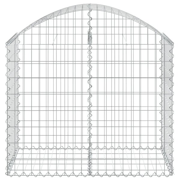 Gabion - Gabion ograde - Gabionska košara s lukom 100 x 50 x 80/100 cm pocinčano željezo - 100 x 50 x 80/100 cm 1 100 x 50 x 80/