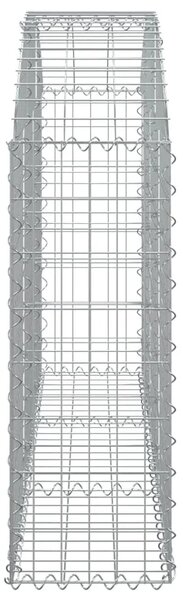 Gabion - Gabion ograde - Gabionska košara s lukom 150 x 30 x 80/100 cm pocinčano željezo - 150 x 30 x 80/100 cm 1 150 x 30 x 80/