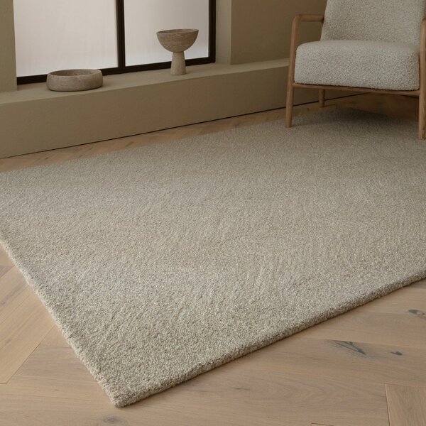 Krem ručno rađen tepih od mješavine vune 120x170 cm Theodore Chevron – Asiatic Carpets