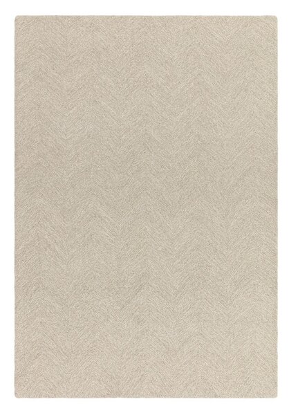 Krem ručno rađen tepih od mješavine vune 120x170 cm Theodore Chevron – Asiatic Carpets