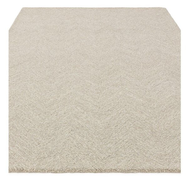 Krem ručno rađen tepih od mješavine vune 120x170 cm Theodore Chevron – Asiatic Carpets