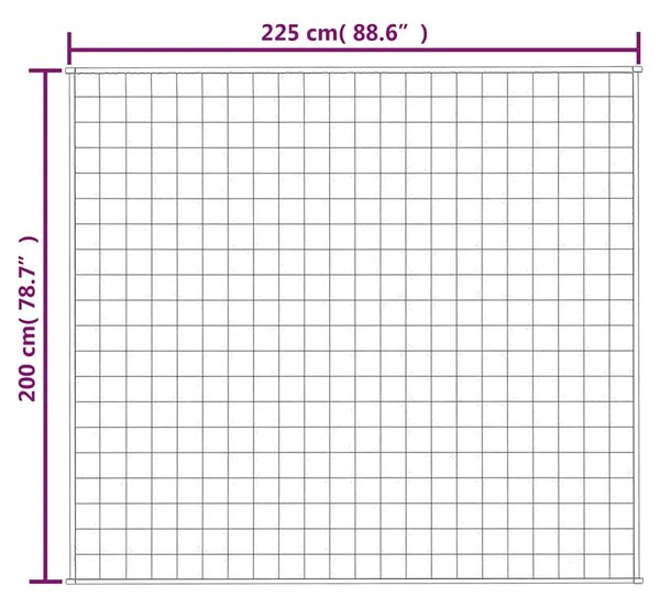 Teška deka siva 200x225 cm 13 kg od tkanine - Siva 200 x 225 cm 1 13 kg