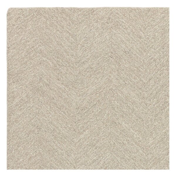 Krem ručno rađen tepih od mješavine vune 120x170 cm Theodore Chevron – Asiatic Carpets