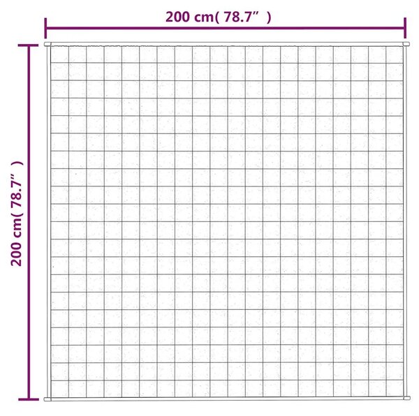 Teška deka plava 200x200 cm 13 kg od tkanine - Plava 200 x 200 cm 1 13 kg
