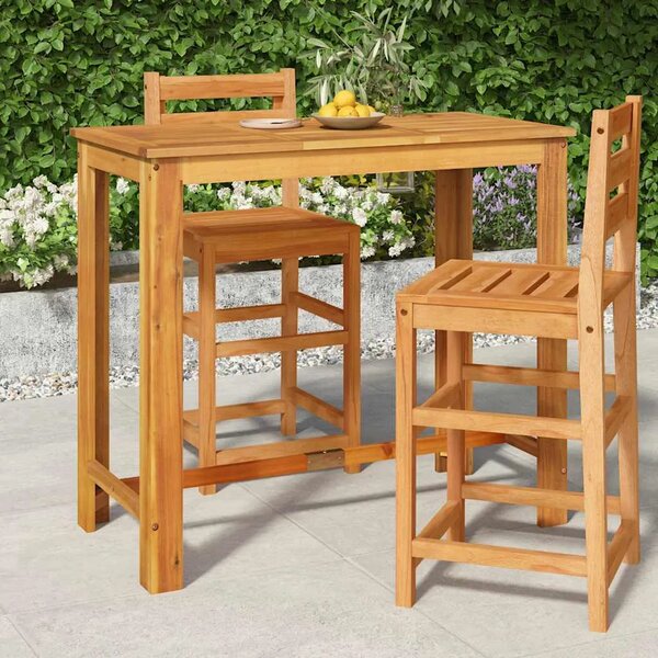 Vrtni barski stol 120 x 60 x 105 cm od masivnog bagremovog drva - 120 x 60 x 105 cm 1 120 x 60 x 105 cm