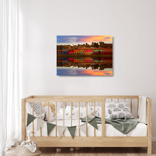 Staklena slika - Mjesto za ljetno kupanje (70x50 cm)