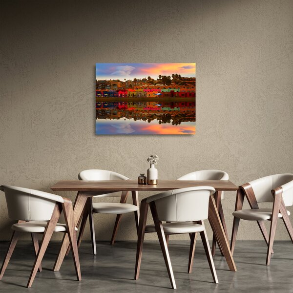 Staklena slika - Mjesto za ljetno kupanje (70x50 cm)