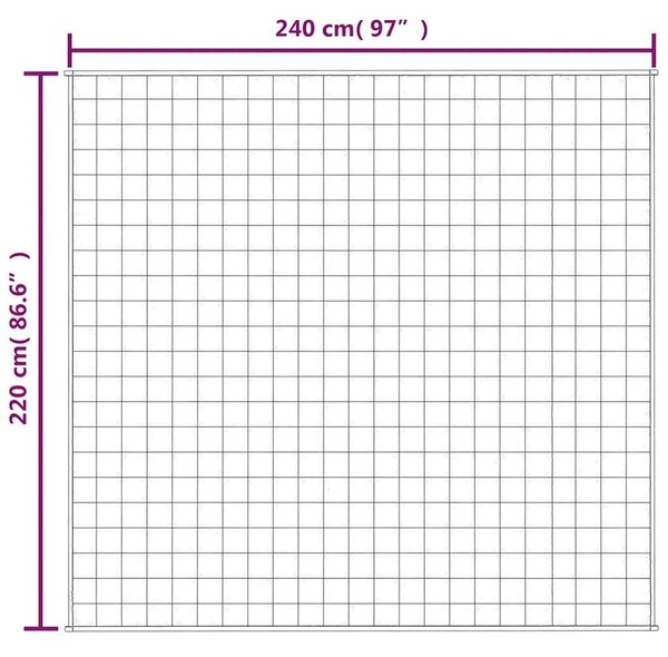 Teška deka plava 220x240 cm 11 kg od tkanine - Plava 220 x 240 cm 1 11 kg