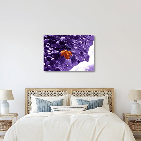 Staklena slika - Morska plaža (70x50 cm)