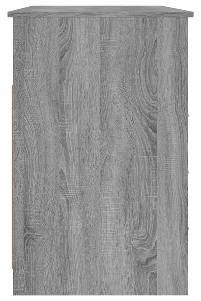 Radni stol s ladicama siva boja hrasta 102 x 50 x 76 cm drveni - Sivi hrast sonoma Sivi hrast sonoma