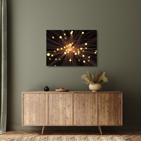 Staklena slika apstrakcije (70x50 cm)