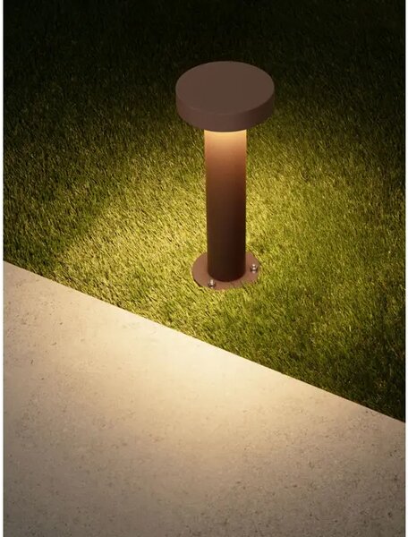 GONG 30 Vanjska Stupna Svjetiljka LED 12W IP65 3000K 727lm Corten NL9923447