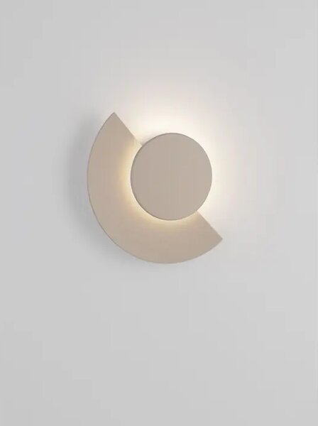 GLOO Vanjska Zidna Svjetiljka LED 10W IP54 3000K 221lm Bež NL9136492