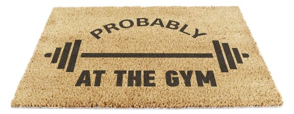Otirač od kokosovih vlakana 40x60 cm Probably At The Gym – Artsy Doormats