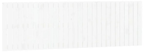 Zidno uzglavlje bijelo 185x3x60 cm od masivne borovine - Bijela 185 x 60 cm 1 Bijela