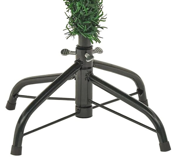 Osvijetljeno božićno drvce sa šiškama zeleno 150 cm PVC i PE - 150 x 90 cm 1 1 1