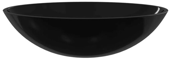 Lavabo - Umivaonik stakleni 50 x 37 x 14 cm crni - Crna Crna