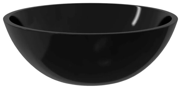 Lavabo - Umivaonik stakleni 50 x 37 x 14 cm crni - Crna Crna