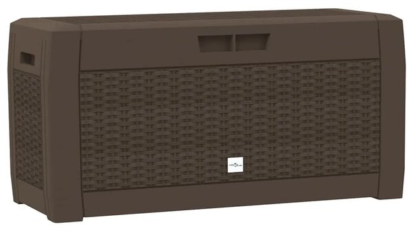 Vrtna kutija za pohranu smeđa 119 x 48 x 60 cm polipropilen - Smeđa 310 l Smeđa 310 l