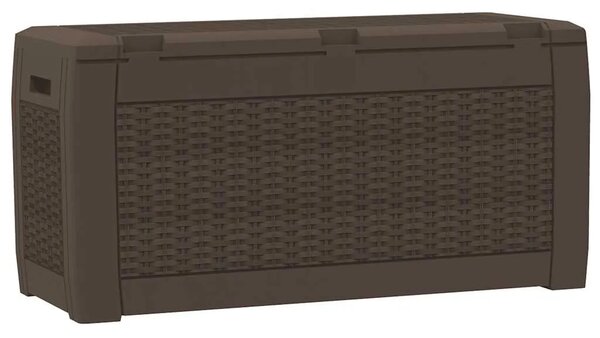 Vrtna kutija za pohranu smeđa 119 x 48 x 60 cm polipropilen - Smeđa 310 l Smeđa 310 l
