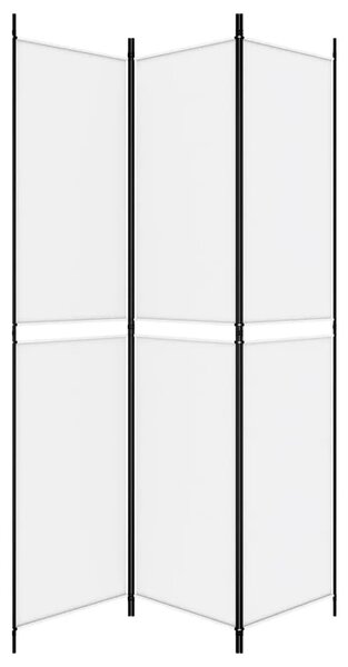 Paravan - Sobna pregrada s 3 panela bijela 150 x 220 cm od tkanine - Bijela 150 x 220 cm 1 1