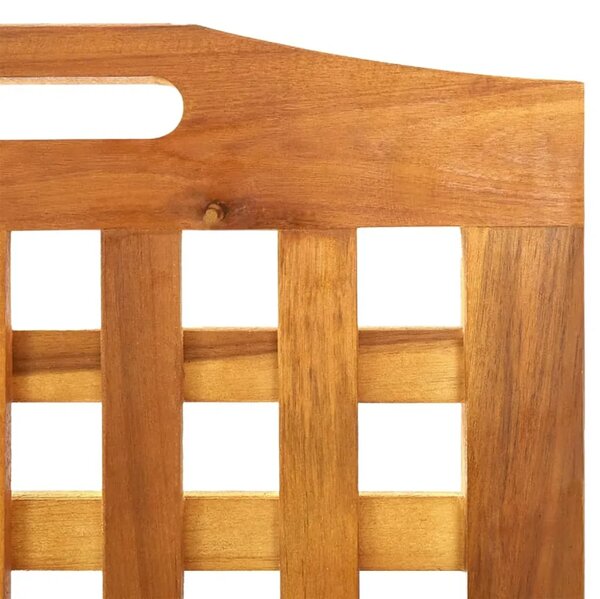 Paravan - Sobna pregrada s 4 panela 162x2x115 cm masivno bagremovo drvo - 162 x 2 x 115 cm 1 162 x 2 x 115 cm