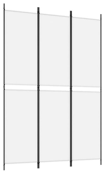 Paravan - Sobna pregrada s 3 panela bijela 150 x 220 cm od tkanine - Bijela 150 x 220 cm 1 1