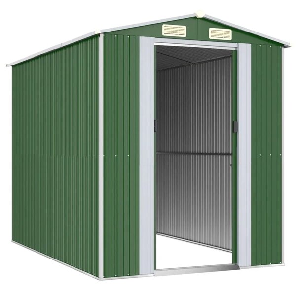 Vrtna kućica - Vrtno spremište zeleno 192x274x223 cm od pocinčanog čelika - 192 x 274 x 223 cm 1 192 x 274 x 223 cm