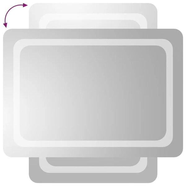 LED kupaonsko ogledalo 50x70 cm - 50 x 70 cm 1 50 x 70 cm